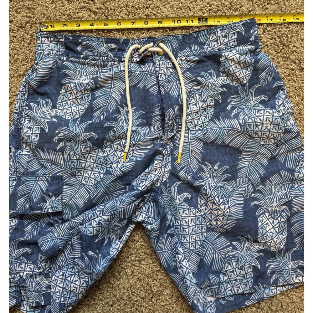 Tommy Bahama Boardshorts Men Medium Pineapple Lined Drawstring Swim Trunks - Picture 3 of 7